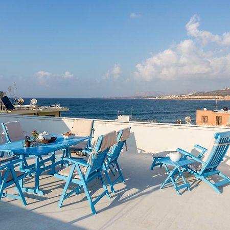 Sea View Penthouse With Roof Garden Apartman Hriszí Aktí Haniá Kültér fotó